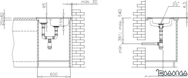 Кухонная мойка TEKA Universo 1 1/2C CN MAT [10120068] фото 4