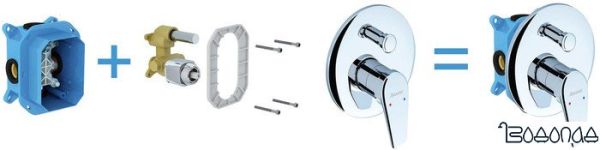 Скрытый механизм Ravak R-box RB 070.50 [X070052]