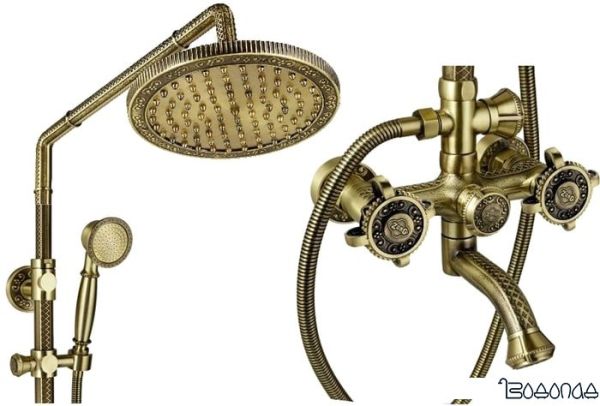 Душевая система ZorG A 2002DS-BR