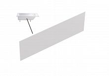 Экран Вега, Лира 170 фронтальный, PFI акрил, белый глянцевый, 02010009