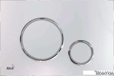 Панель смыва Alcaplast M771 (хром матовый/хром глянцевый) фото 1