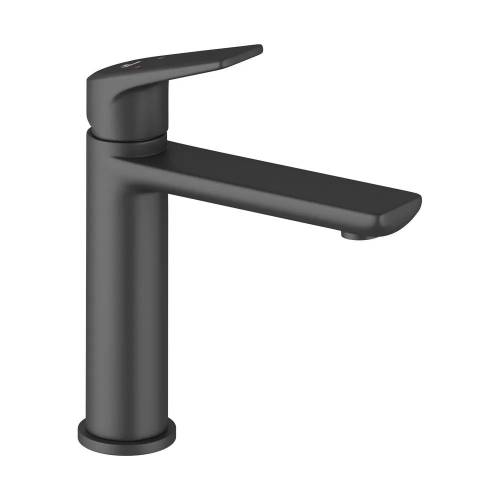 Накладная раковина на столешницу для ванной Lavinia Boho Sink 20219350R в наборе 7 в 1: раковина 48 см (белый глянец), донный клапан, сифон, смеситель, вентили, зеркало, аксессуары (матовый черный)