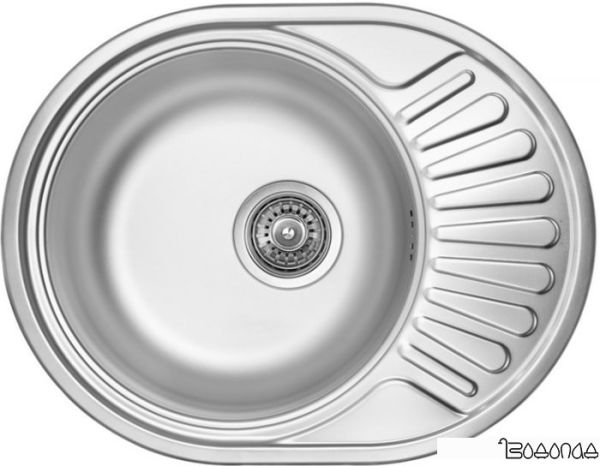 Кухонная мойка ZorG ZCL 5845 OV (микродекор) фото 1 Кухонная мойка ZorG ZCL 5845 OV (микродекор) фото 1