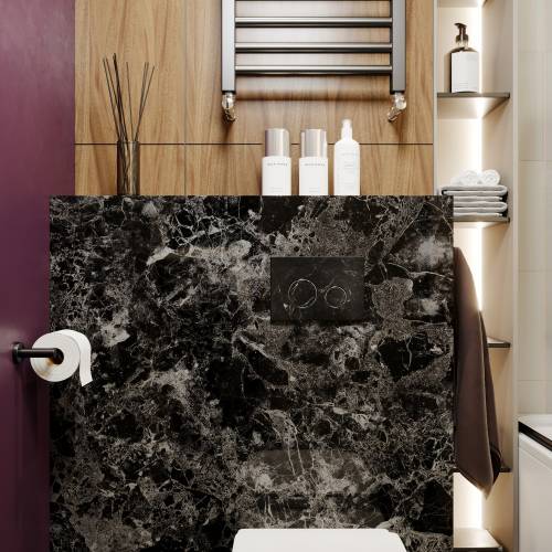 Инсталляция для унитаза комплект 5 в 1 Lavinia Boho Relfix 77020068: система инсталляции для подвесного унитаза, удлиненный комплект креплений, шумоизоляция, кнопка смыва, диспенсер