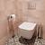 Инсталляция для унитаза комплект 5 в 1 Lavinia Boho Relfix 77010036: система инсталляции для подвесного унитаза, стандартный комплект креплений, шумоизоляция, кнопка смыва, диспенсер