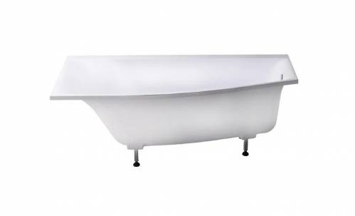 Ванна Astra-Form Скат 170x75x50 пустая, литой мрамор, левая, белая глянцевая, 01010014