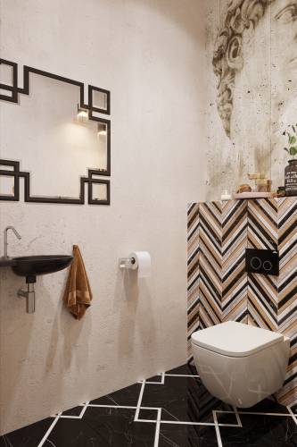 Инсталляция для унитаза комплект 5 в 1 Lavinia Boho Relfix 77020053: система инсталляции для подвесного унитаза, удлиненный комплект креплений, шумоизоляция, кнопка смыва, диспенсер