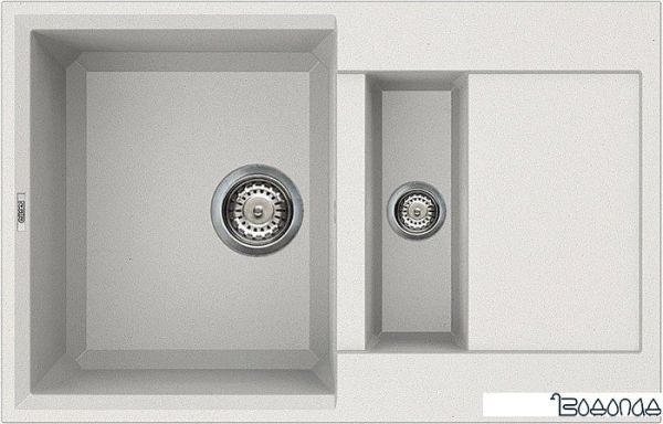 Кухонная мойка Elleci Easy 325 Bianco Titano 68