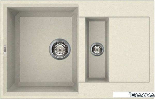 Кухонная мойка Elleci Easy 325 Bianco Antico 62