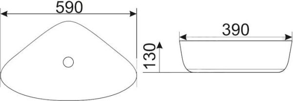 Умывальник CeramaLux MNC206