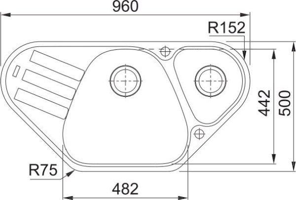 Кухонная мойка Franke Antea AZG 661-E (белый)