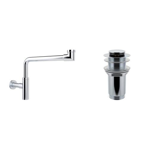 Сифон и донный клапан Wellsee Drainage System 182124002 (состоит из 182124000, 182134000)