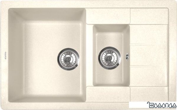 Кухонная мойка ZorG Luka 102 (слоновая кость) Кухонная мойка ZorG Luka 102 (слоновая кость)