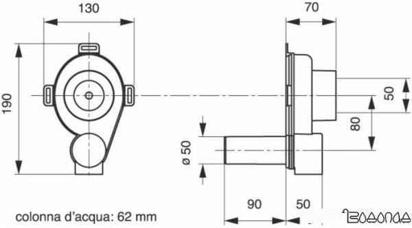 Сифон Bonomini 3890GZ50B2