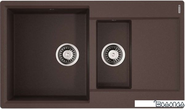 Кухонная мойка Omoikiri Daisen 86-2 DC (темный шоколад)