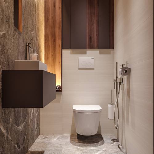 Инсталляция для унитаза комплект 5 в 1 Lavinia Boho Relfix 77010034: система инсталляции для подвесного унитаза, стандартный комплект креплений, шумоизоляция, кнопка смыва, диспенсер