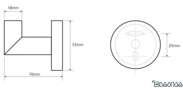 Крючок для ванны Bemeta Omega 104206022 фото 2