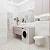 Инсталляция для унитаза комплект 5 в 1 Lavinia Boho Relfix 77020050: система инсталляции для подвесного унитаза, удлиненный комплект креплений, шумоизоляция, кнопка смыва, диспенсер