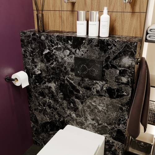 Инсталляция для унитаза комплект 5 в 1 Lavinia Boho Relfix 77020068: система инсталляции для подвесного унитаза, удлиненный комплект креплений, шумоизоляция, кнопка смыва, диспенсер