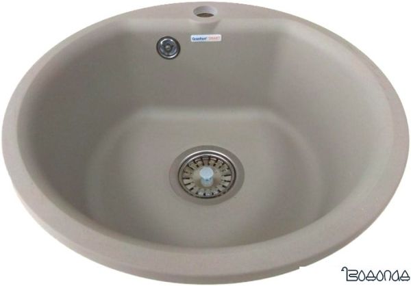 Кухонная мойка GranFest SMART GF-SM435 (песочный) Кухонная мойка GranFest SMART GF-SM435 (песочный)