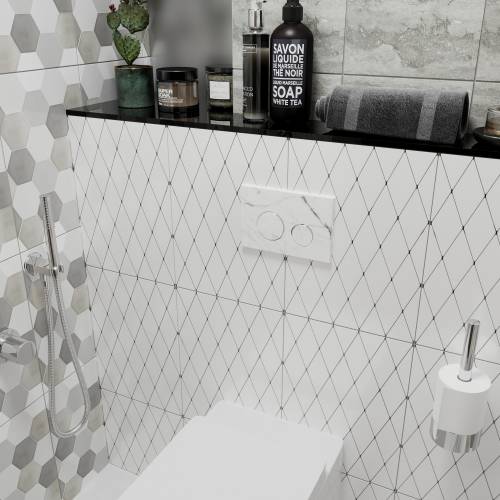 Инсталляция для унитаза комплект 5 в 1 Lavinia Boho Relfix 77010058: система инсталляции для подвесного унитаза, стандартный комплект креплений, шумоизоляция, кнопка смыва, диспенсер