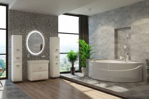 Ванна 1Marka Catania 160*110 левая