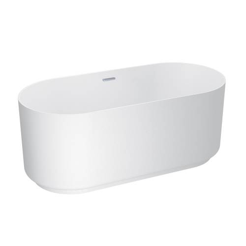 Отдельностоящая  акриловая ванна Wellsee Saint-Germain 28270101R, 150*70 см, цвет белый  глянец. Набор 4 в 1: ванна 282701000, ножки, экран, слив-перелив хром  231921000.