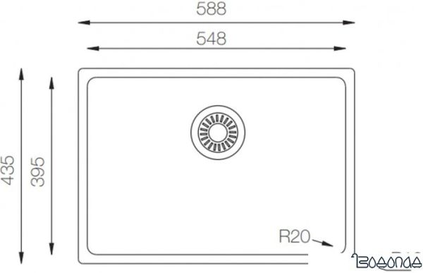 Кухонная мойка ZorG ZRE 5944