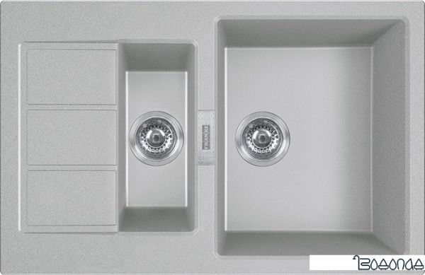 Кухонная мойка Franke Sirius 2.0 S2D 651-78 Tectonite 143.0628.386 (серый)