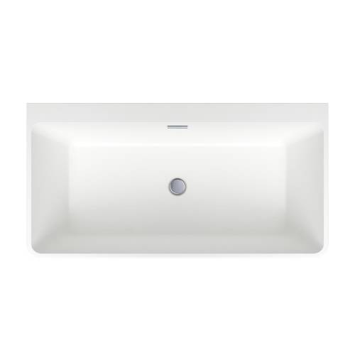 Отдельностоящая акриловая ванна Wellsee Graceful Pro 230902001, 150*77 см Набор 4 в 1: ванна 230902000, ножки, экран, слив-перелив хром 231916000.