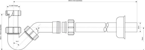 Сифон McAlpine HC23
