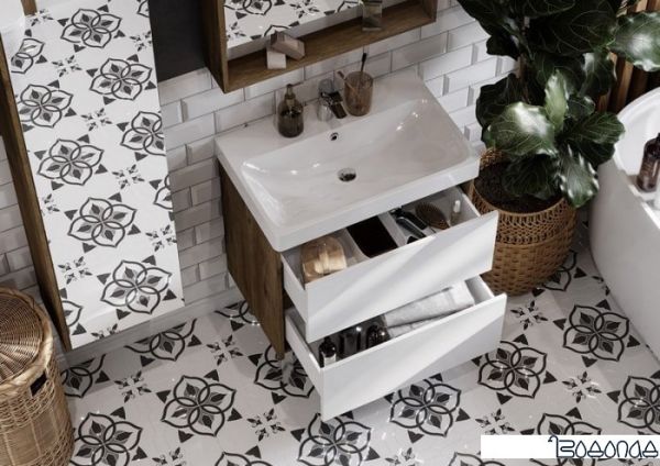 Мебель для ванных комнат Акватон Тумба под умывальник Сканди 70 1A251801SDZ90