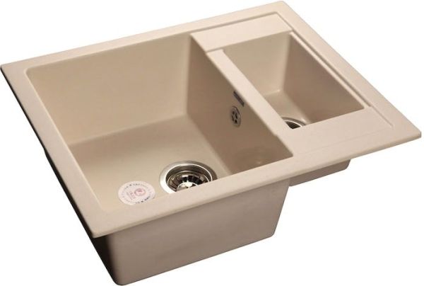 Кухонная мойка GranFest GF-Q610K (белый)