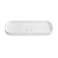 Накладная раковина Wellsee Croquis 150310000 (90*40 см, овальная, без отверстия под смеситель, керамический клапан, глянцевый белый).