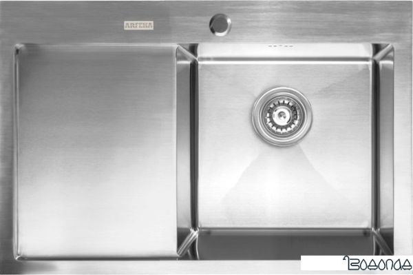 Кухонная мойка ARFEKA AF 780*505 R Satin Кухонная мойка ARFEKA AF 780*505 R Satin