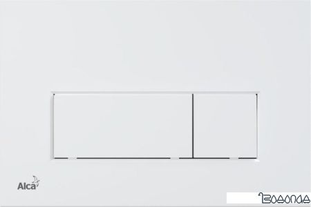 Панель смыва Alcaplast M576 (белый матовый) фото 1