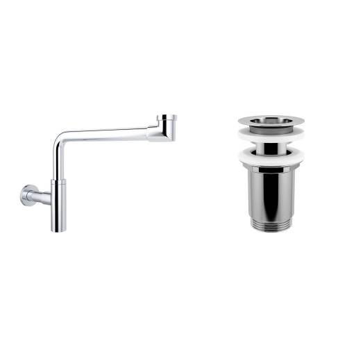 Сифон и выпуск Wellsee Drainage System 182124004 (состоит из 182124000, 182144000)