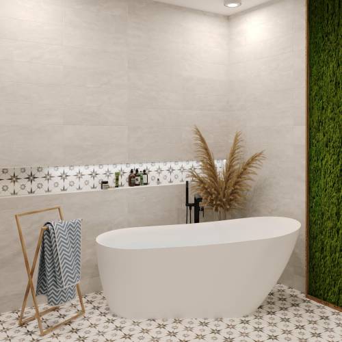 Отдельностоящая акриловая ванна Wellsee Paradise Story 236602003, 180*80 см Набор 4 в 1: ванна 236602000, ножки, экран, слив-перелив матовый черный 231929000.