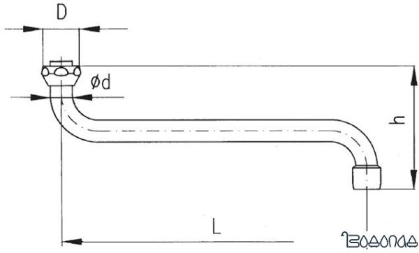 Излив Armatura 831-016-00