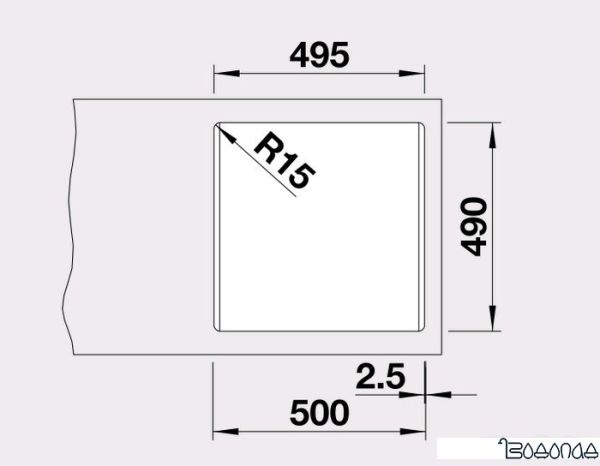 Кухонная мойка Blanco Pleon 5 (серый беж) [521675]