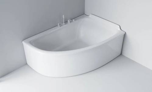 Ванна Astra-Form Анастасия 182x125, литой мрамор, правая, белая глянцевая, 01010024