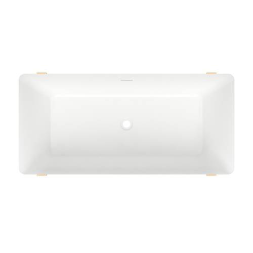 Отдельностоящая акриловая ванна на ножках Wellsee FR.Euphoria 230101002, 166*77,5 см Набор 3 в 1: ванна 230101000, декоративные ножки золото 231905000, экран.