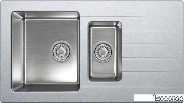 Кухонная мойка Tolero TTS-890К (серый металлик 001)