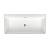 Отдельностоящая акриловая ванна Wellsee Graceful Pro 230903001, 168*80 см Набор 4 в 1: ванна 230903000, ножки, экран, слив-перелив хром 231916000.
