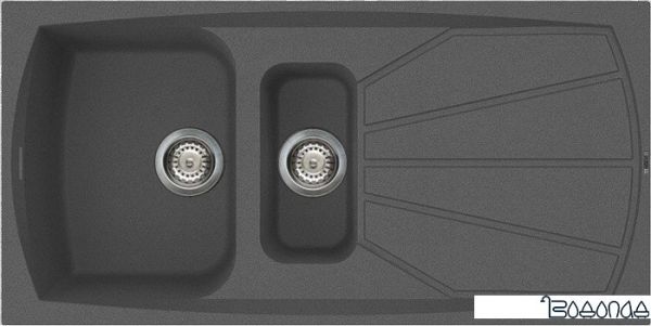 Кухонная мойка Elleci Living 475 Antracite 59