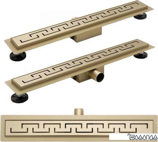 Трап/канал Rea Greek 900 N (золотой) фото 1