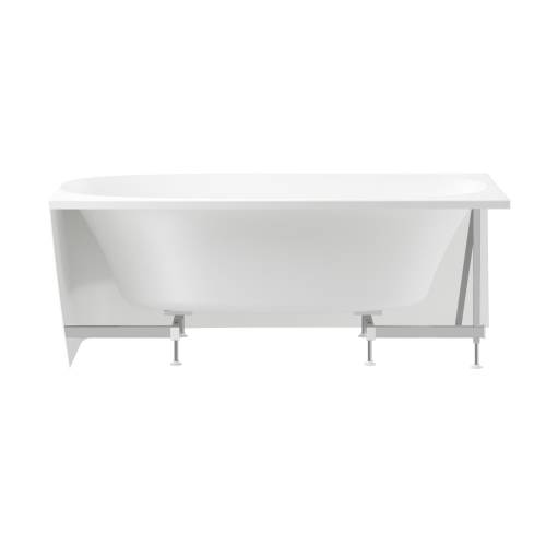 Пристенная акриловая ванна Wellsee Belle Spa 2.0 235803002, 160*75 см (правая) Набор 4 в 1: ванна 235803000, каркас, экран, слив-перелив глянцевый белый 231922000.
