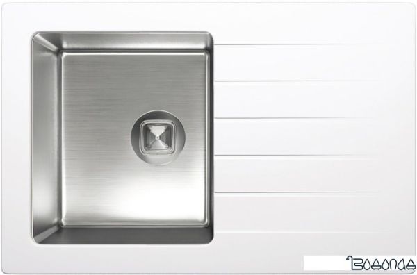 Кухонная мойка Tolero TTS-760 (белый 923)