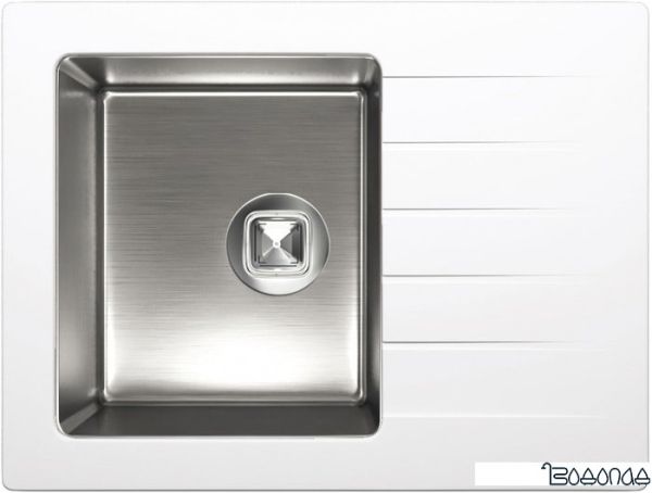 Кухонная мойка Tolero TTS-660 (белый 923)