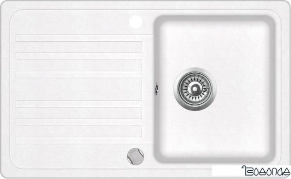 Кухонная мойка Aquasanita Notus SQ101AW (alba 710)